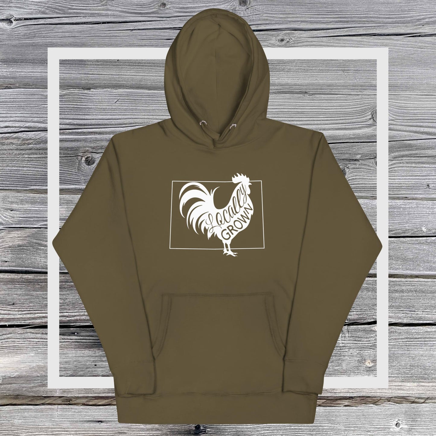Unisex Locally Grown Colorado Cock Hoodie