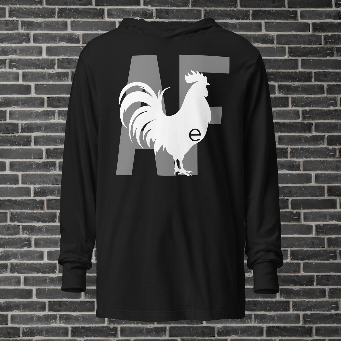 CockE AF Unisex Hooded Long-sleeve Tee