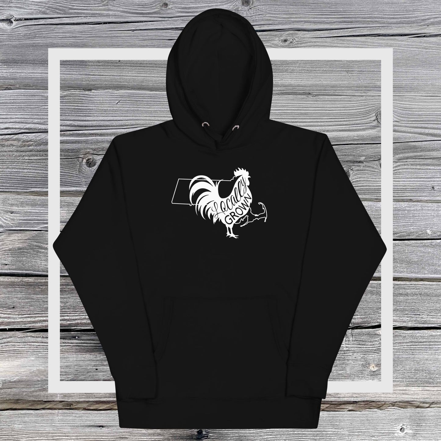 Unisex Locally Grown Massachusetts Cock Hoodie