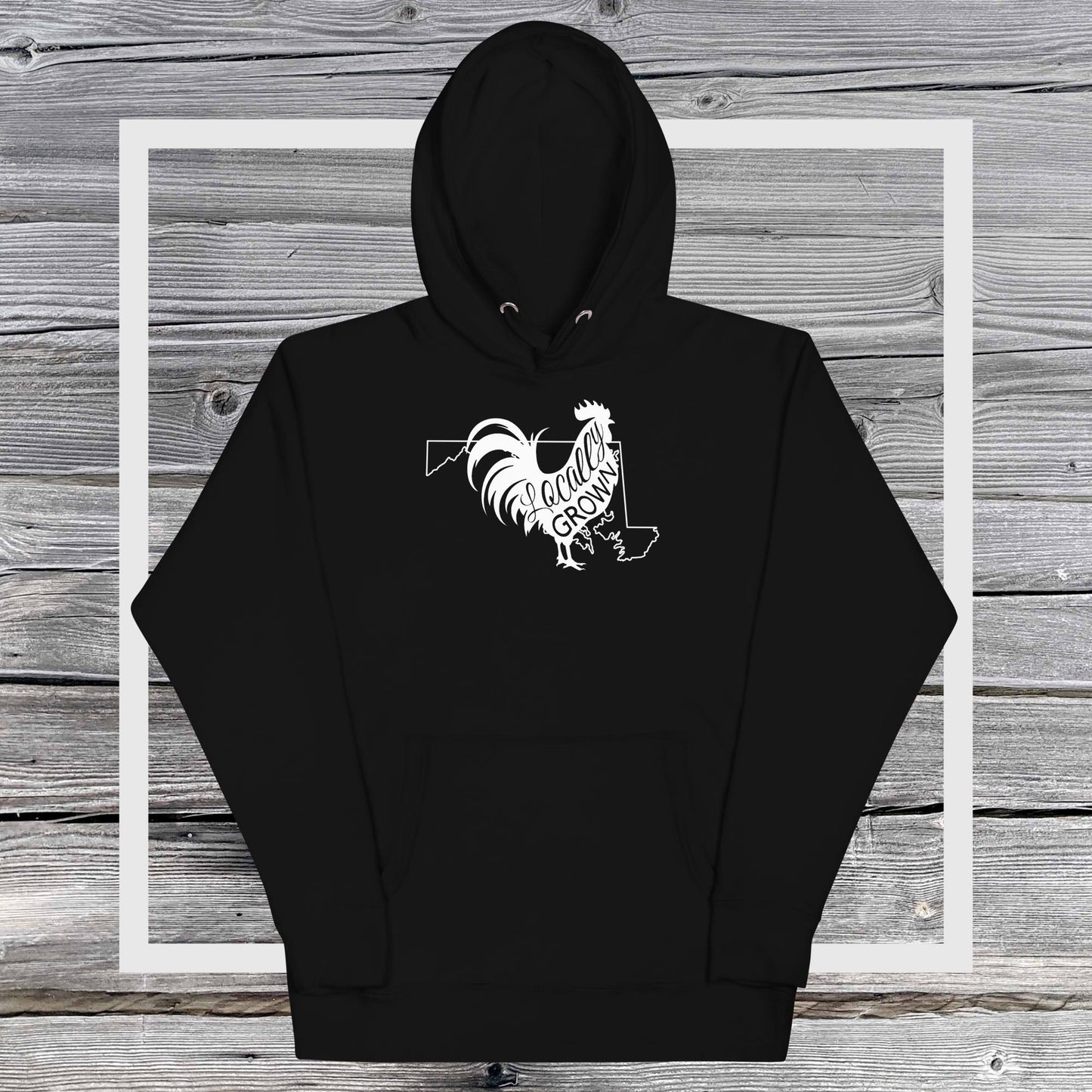 Unisex Locally Grown Maryland Cock Hoodie