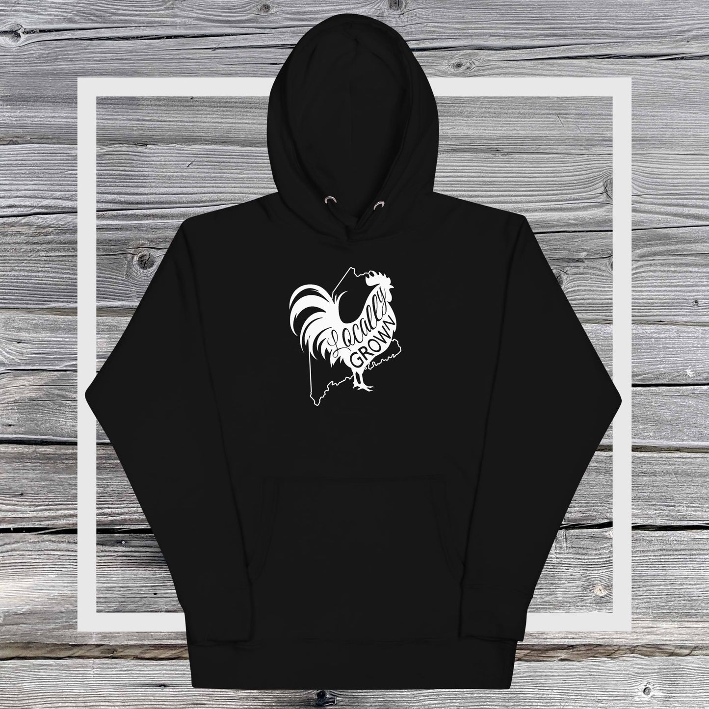 Unisex Locally Grown Maine Cock Hoodie