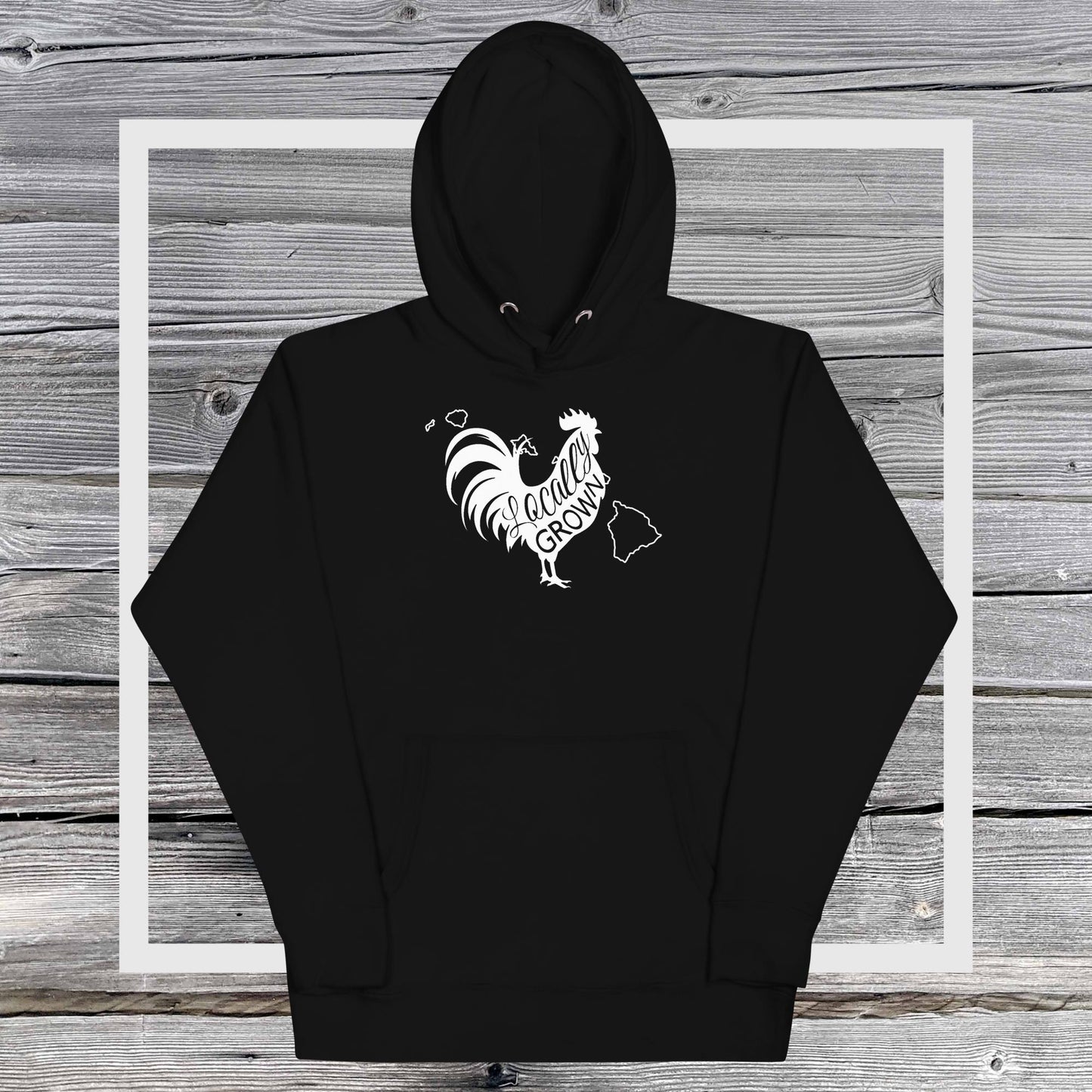 Unisex Locally Grown Hawaii Cock Hoodie