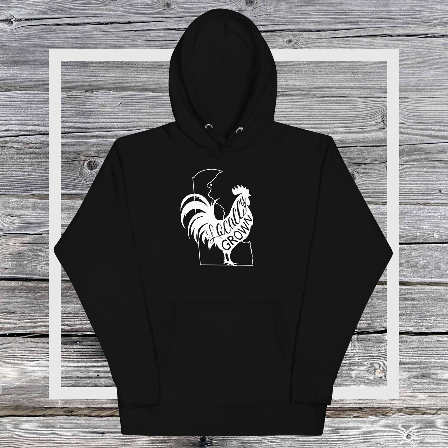 Unisex Locally Grown Delaware Cock Hoodie