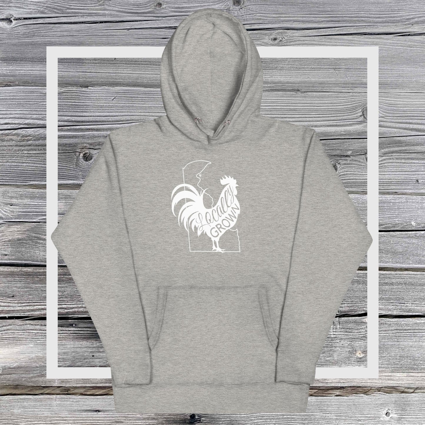 Unisex Locally Grown Delaware Cock Hoodie