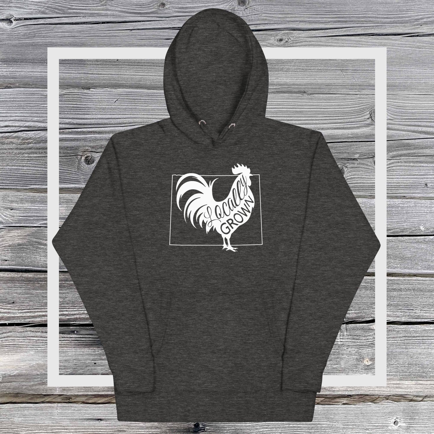 Unisex Locally Grown Wyoming Cock Hoodie