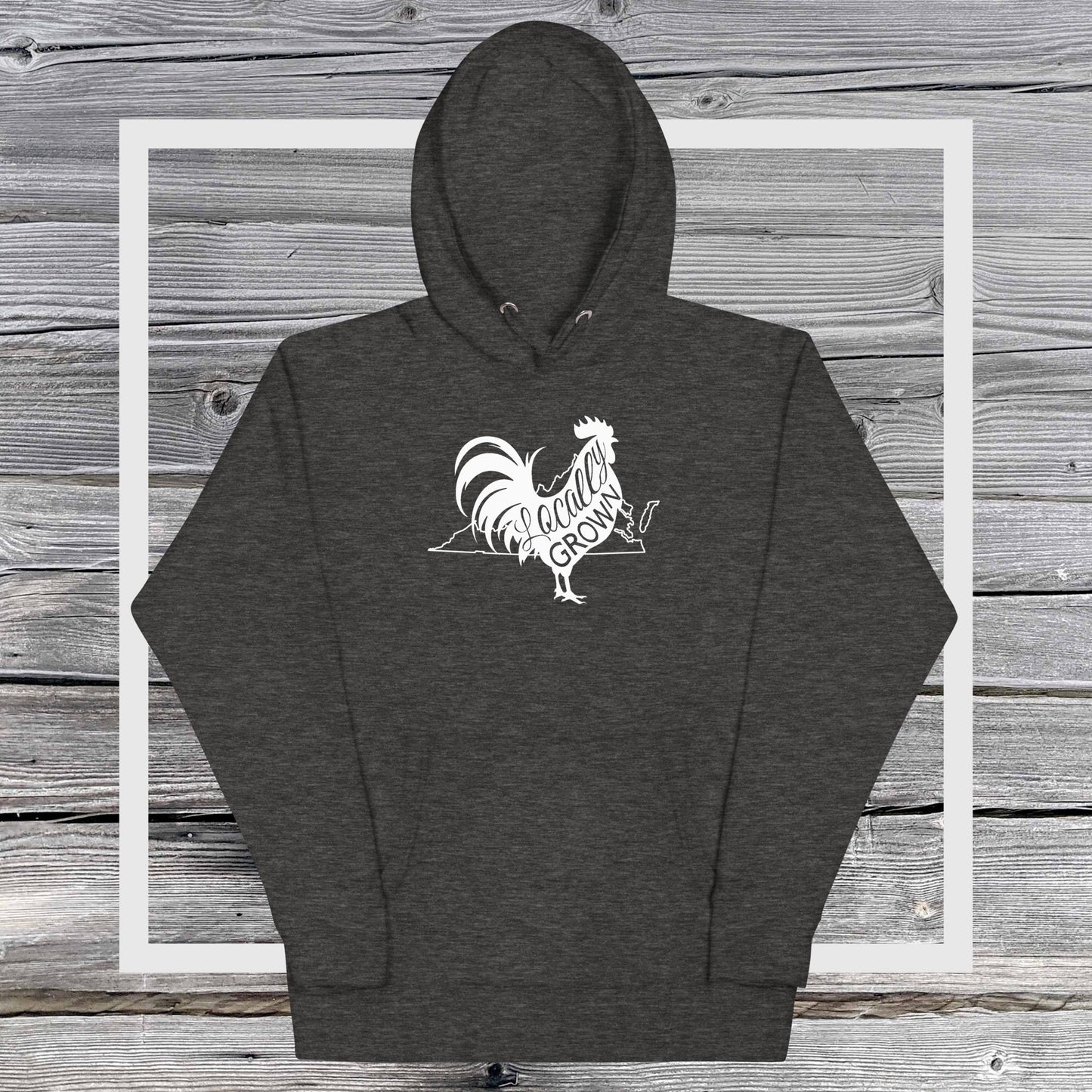 Unisex Locally Grown Virginia Cock Hoodie