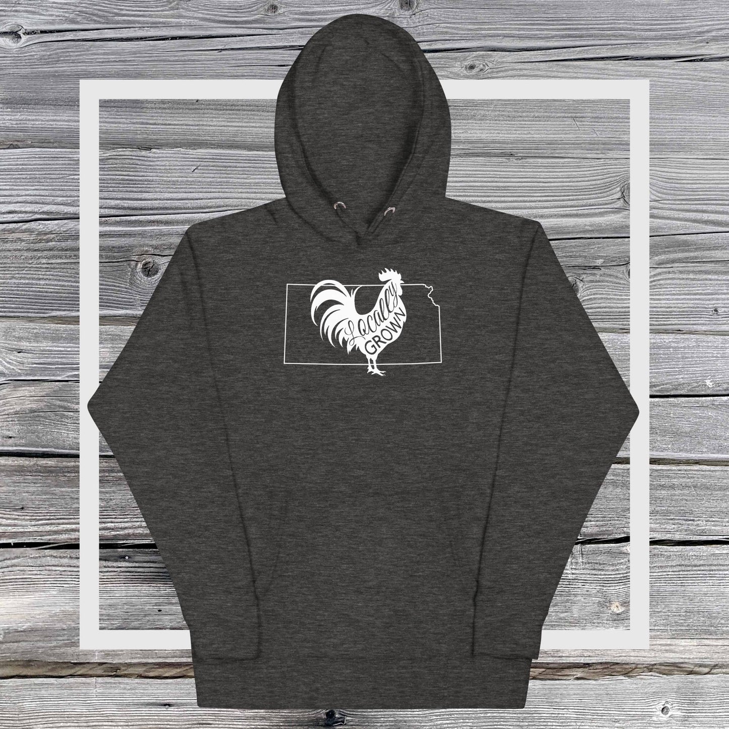 Unisex Locally Grown Kansas Cock Hoodie