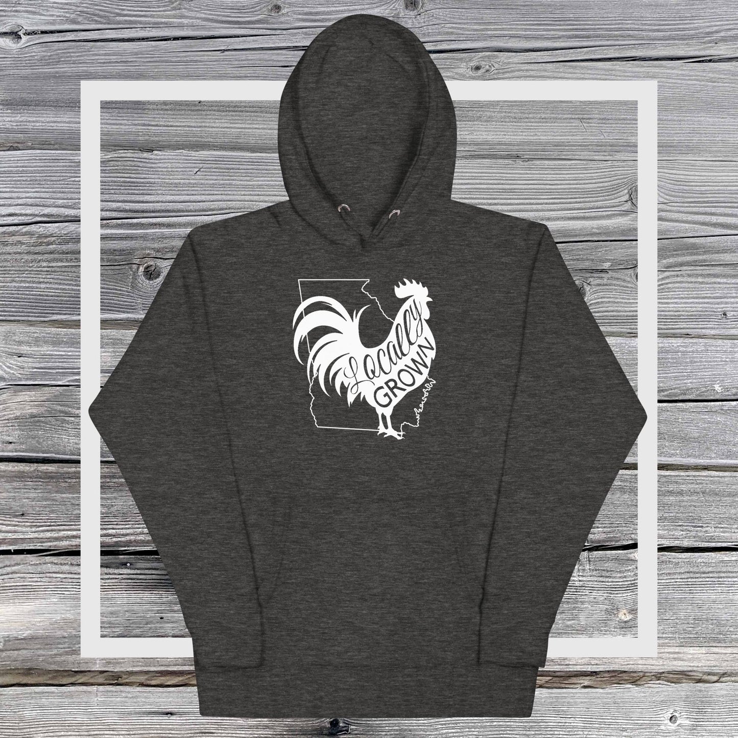 Unisex Locally Grown Georgia Cock Hoodie