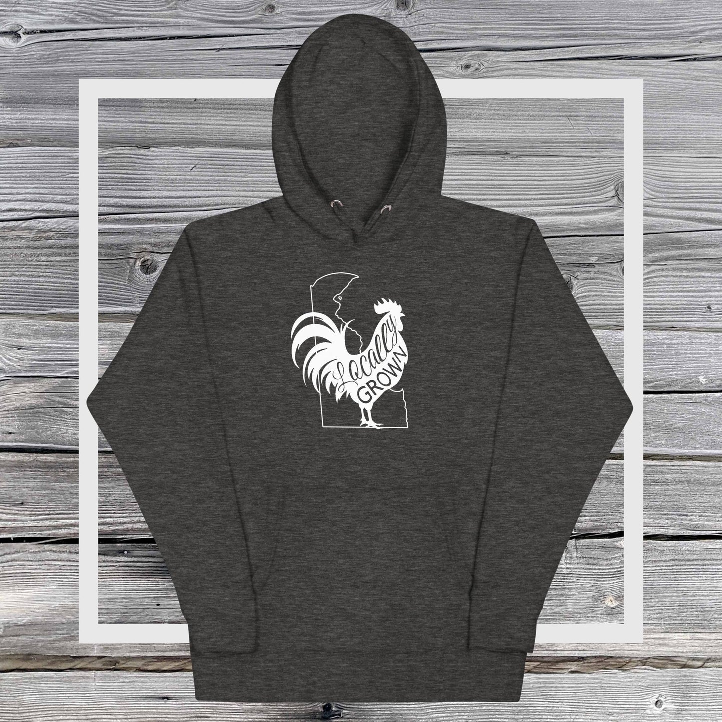 Unisex Locally Grown Delaware Cock Hoodie