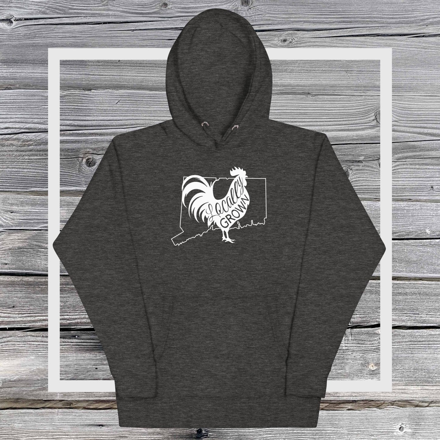 Unisex Locally Grown Connecticut Cock Hoodie