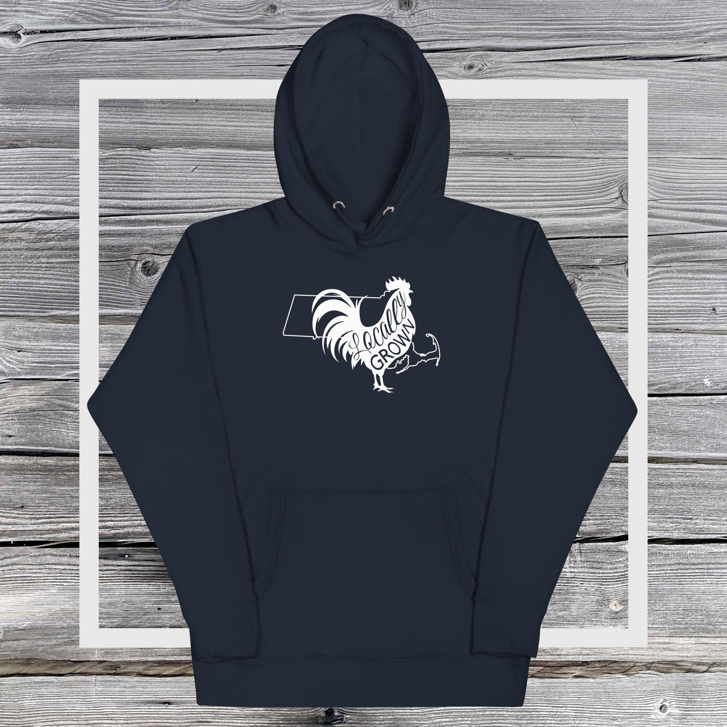 Unisex Locally Grown Massachusetts Cock Hoodie
