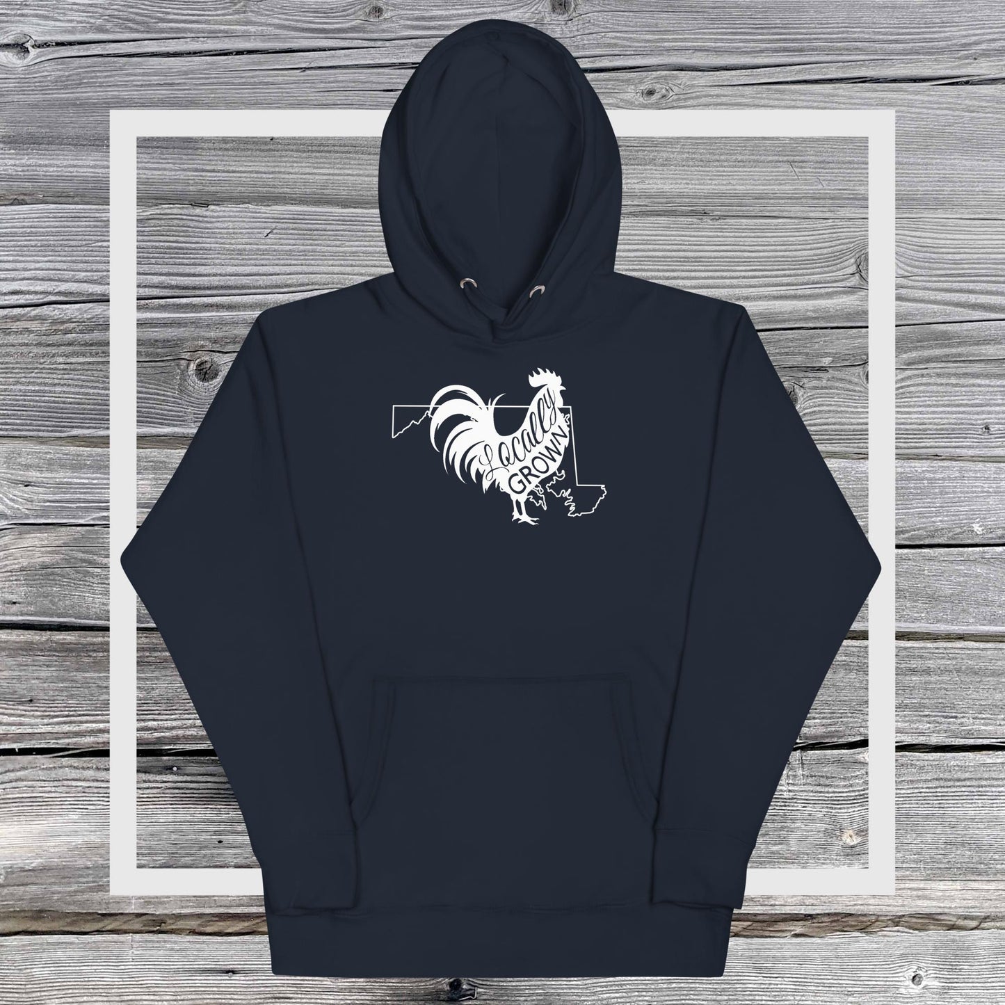 Unisex Locally Grown Maryland Cock Hoodie