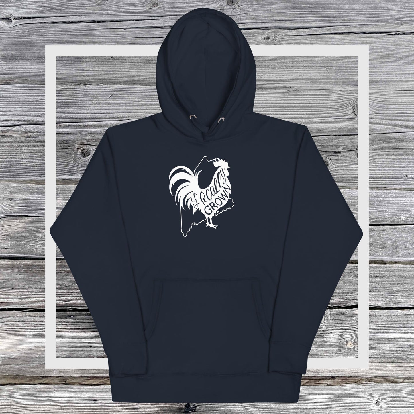 Unisex Locally Grown Maine Cock Hoodie