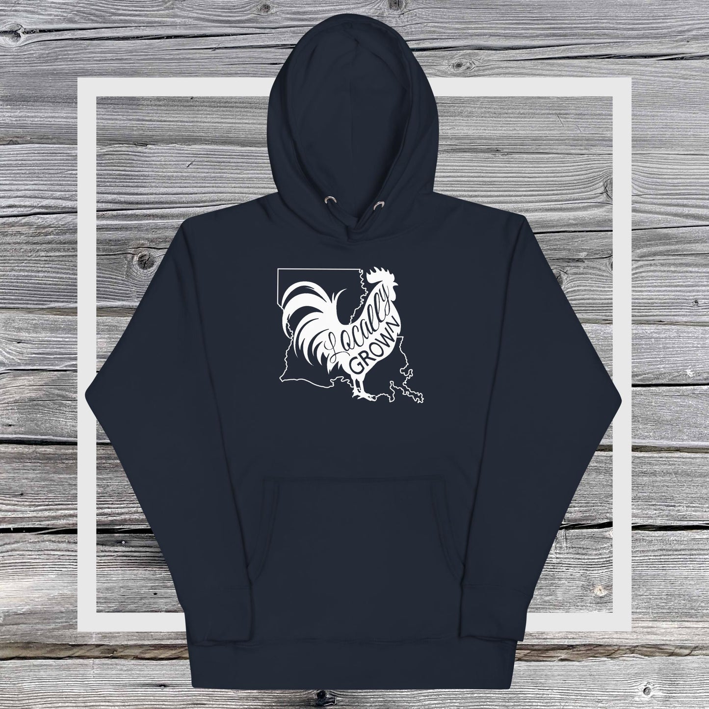 Unisex Locally Grown Louisiana Cock Hoodie