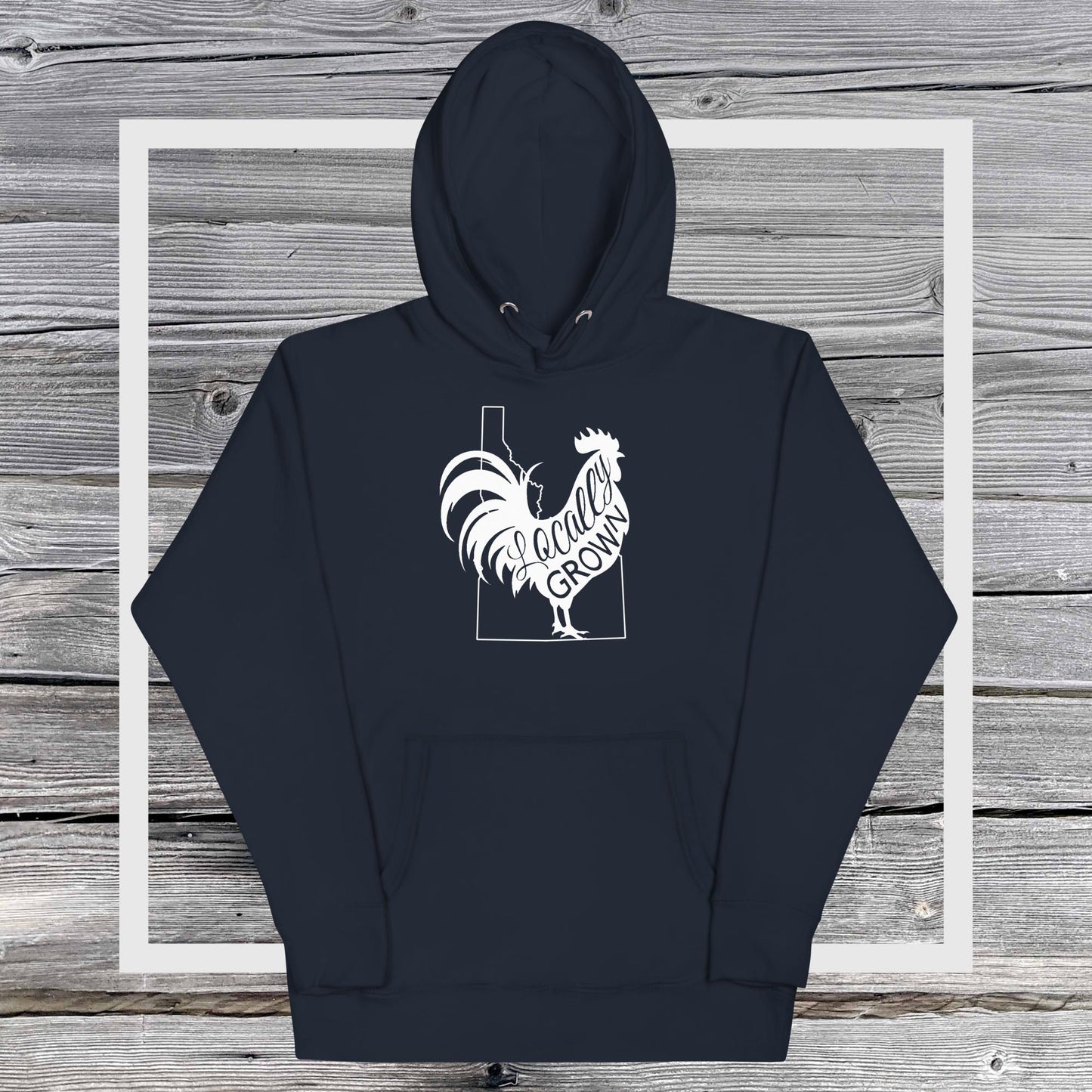 Unisex Locally Grown Idaho Cock Hoodie