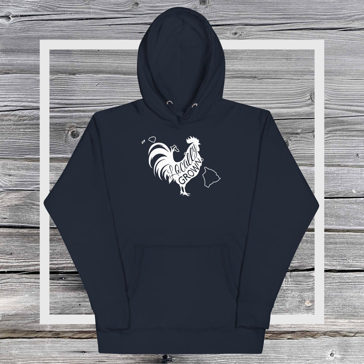 Unisex Locally Grown Hawaii Cock Hoodie