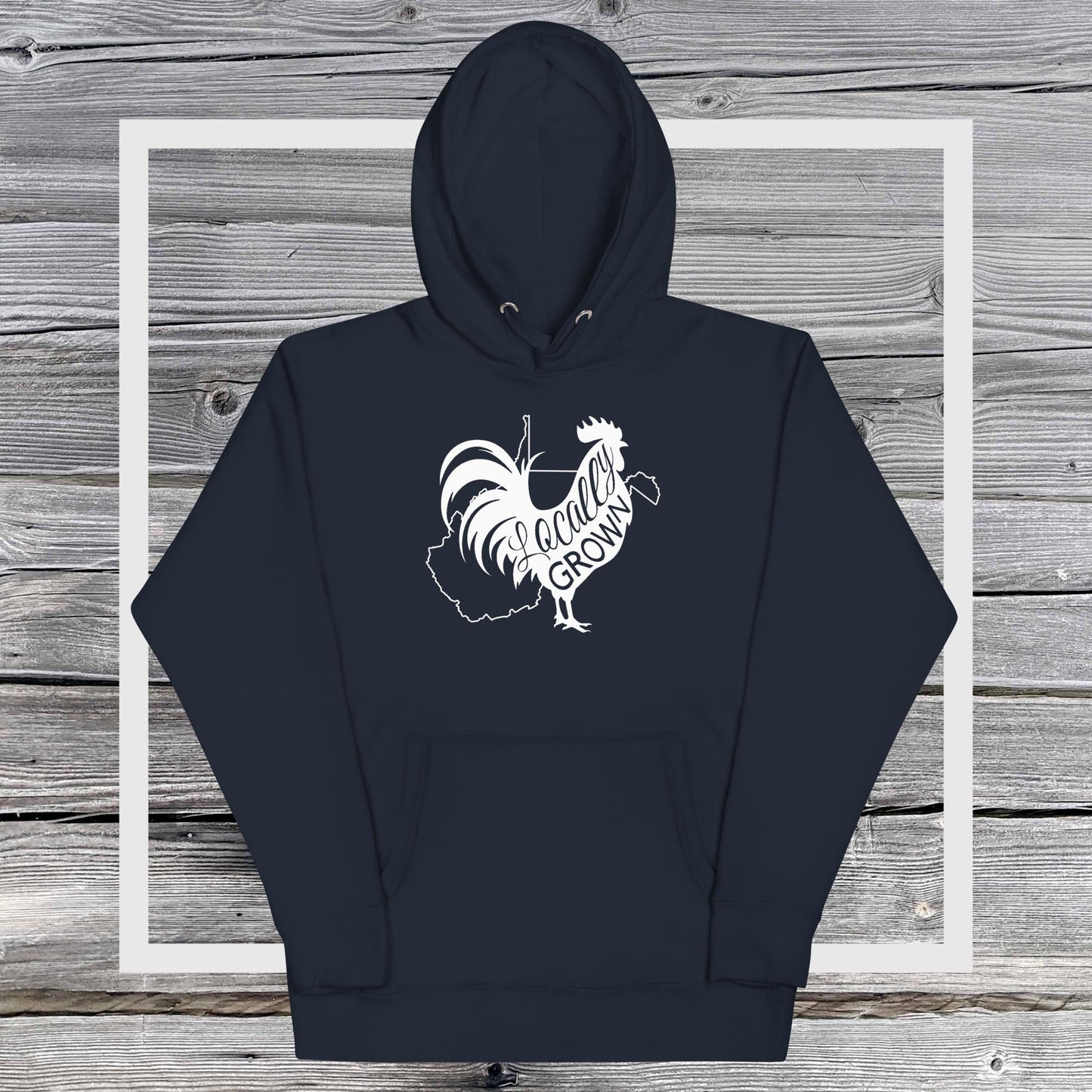 Unisex Locally Grown West Virginia Cock Hoodie