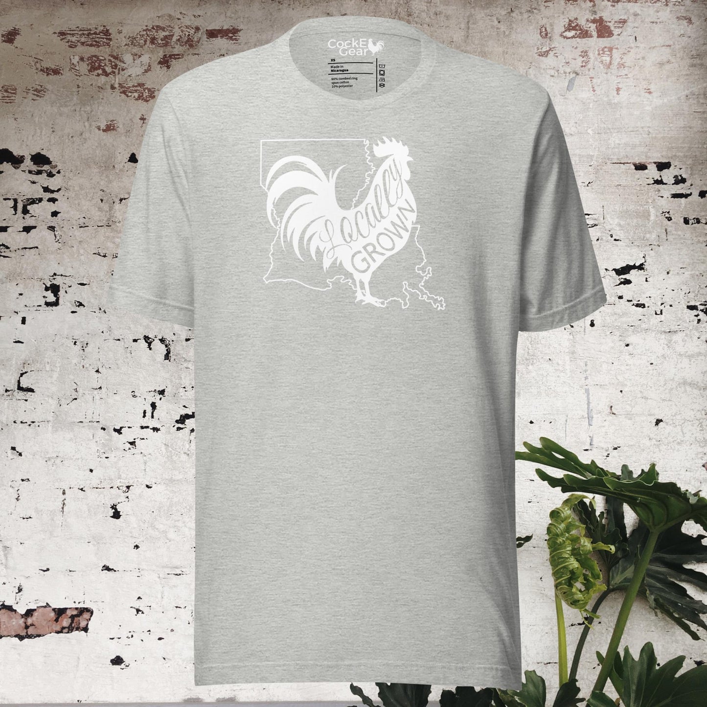 Unisex Locally Grown Louisiana Cock Tee