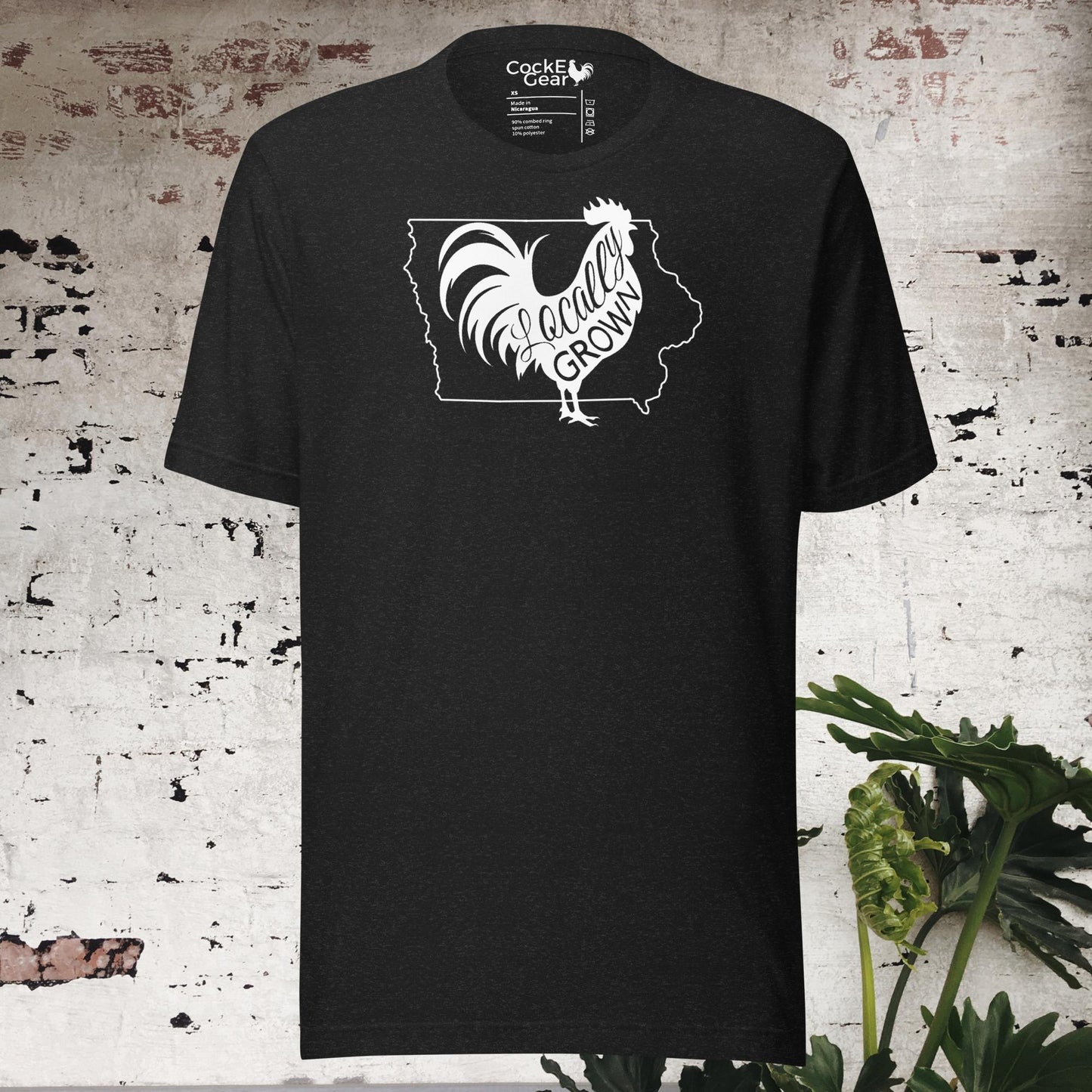 Unisex Locally Grown Iowa Cock Tee