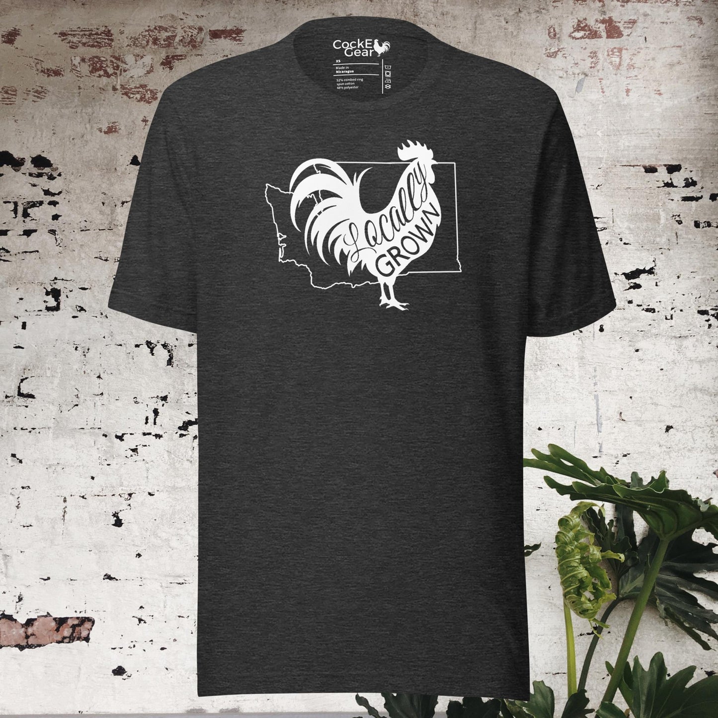 Unisex Locally Grown Washington Cock Tee