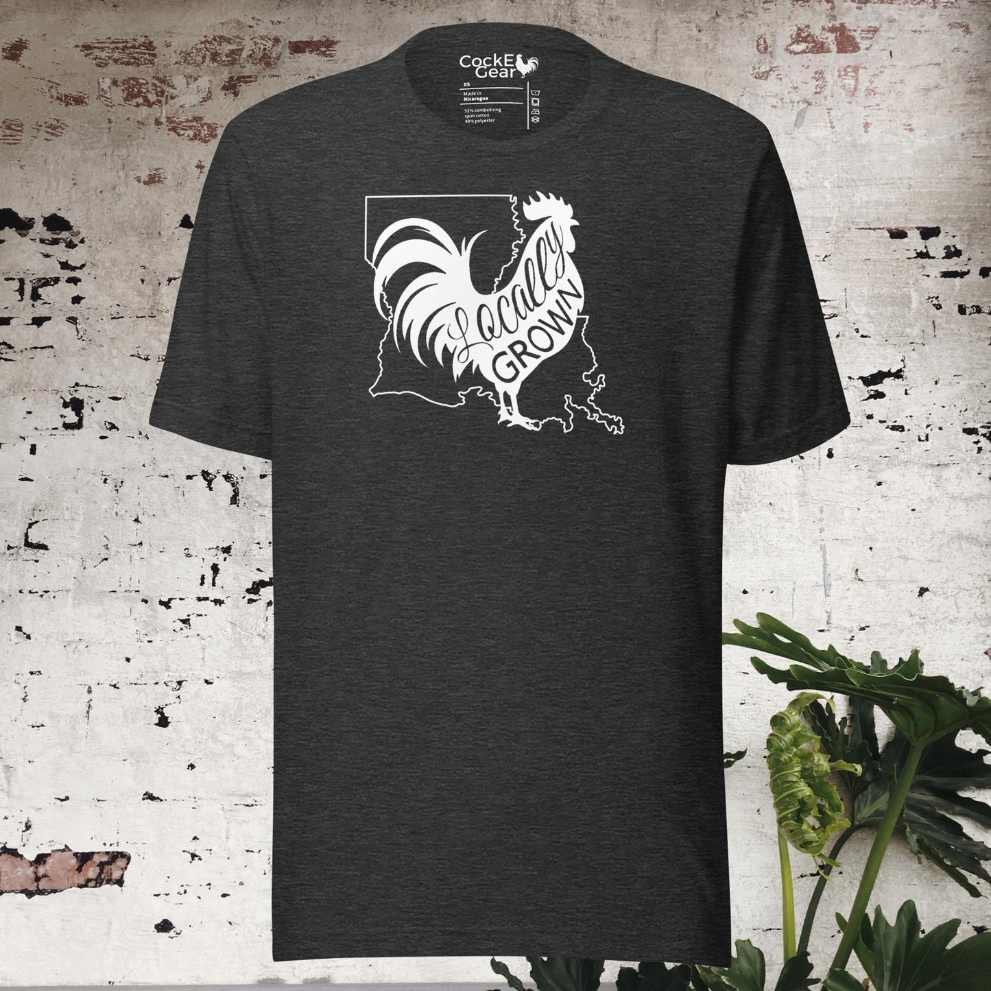 Unisex Locally Grown Louisiana Cock Tee