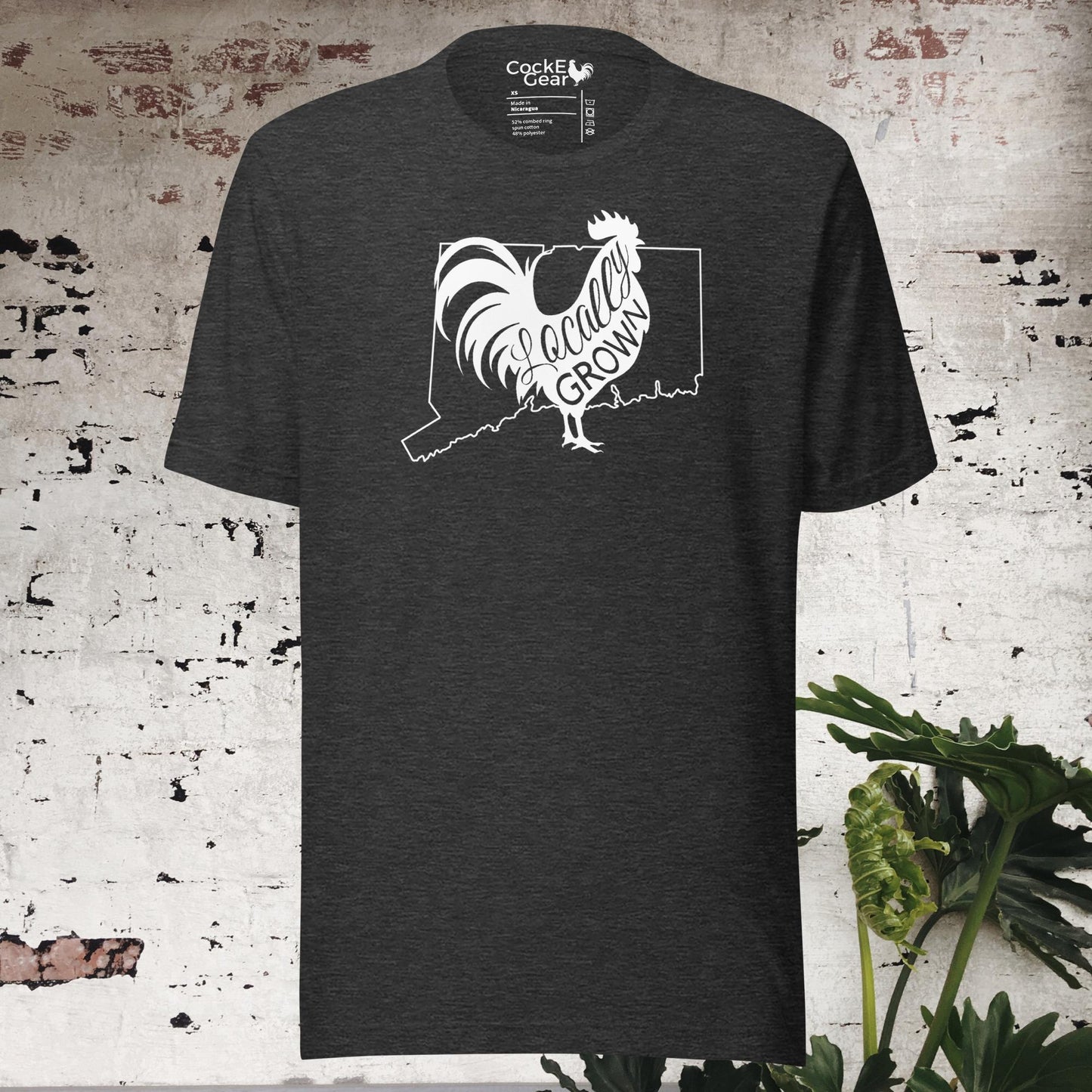Unisex Locally Grown Connecticut Cock Tee