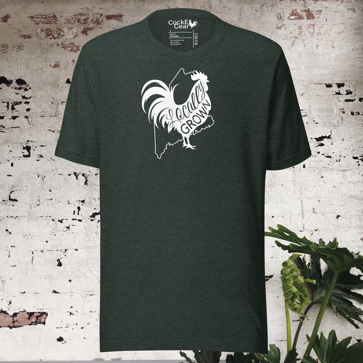 Unisex Locally Grown Maine Cock Tee