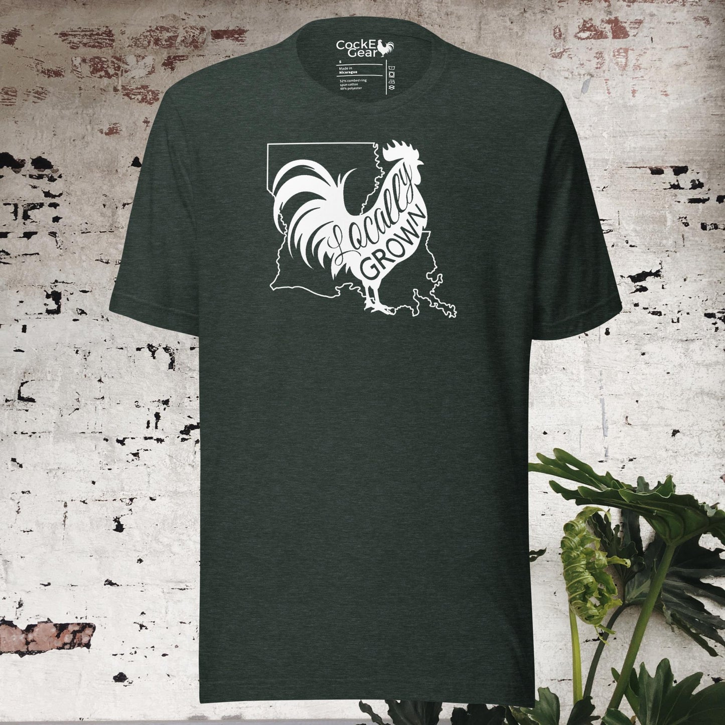 Unisex Locally Grown Louisiana Cock Tee