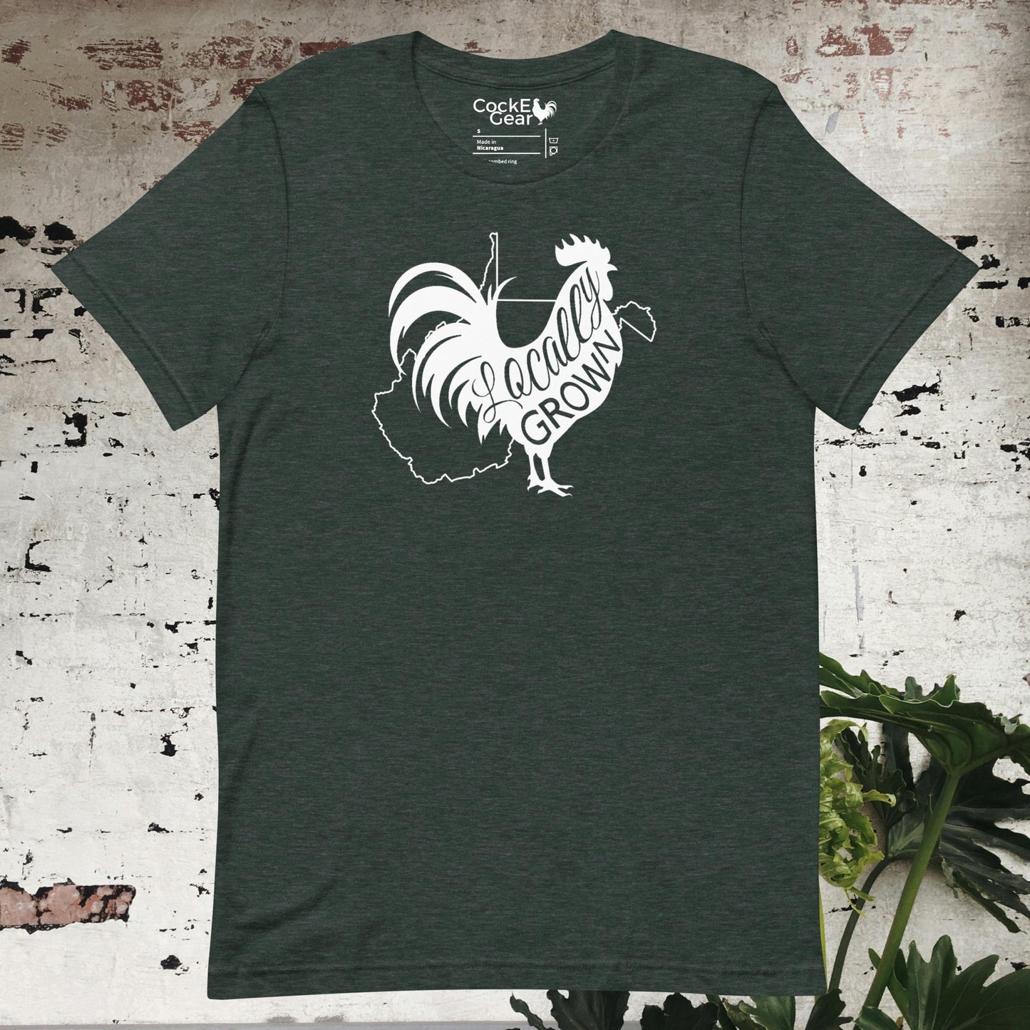 Unisex Locally Grown West Virginia Cock Tee
