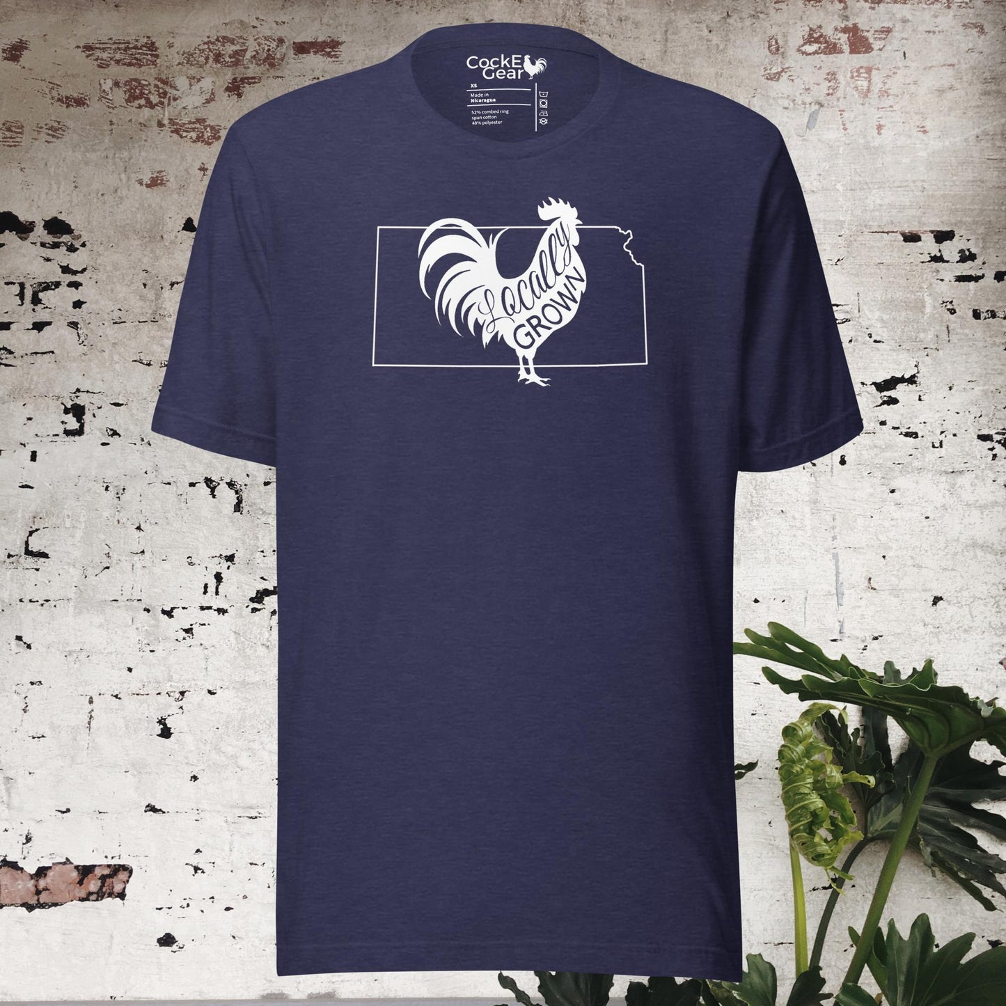 Unisex Locally Grown Kansas Cock Tee