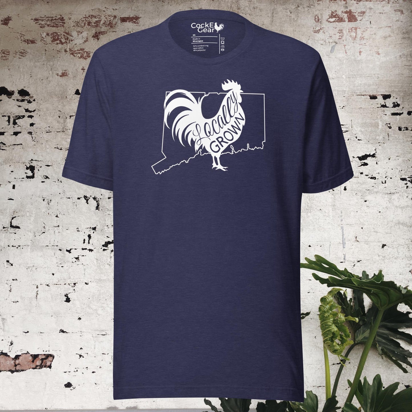 Unisex Locally Grown Connecticut Cock Tee