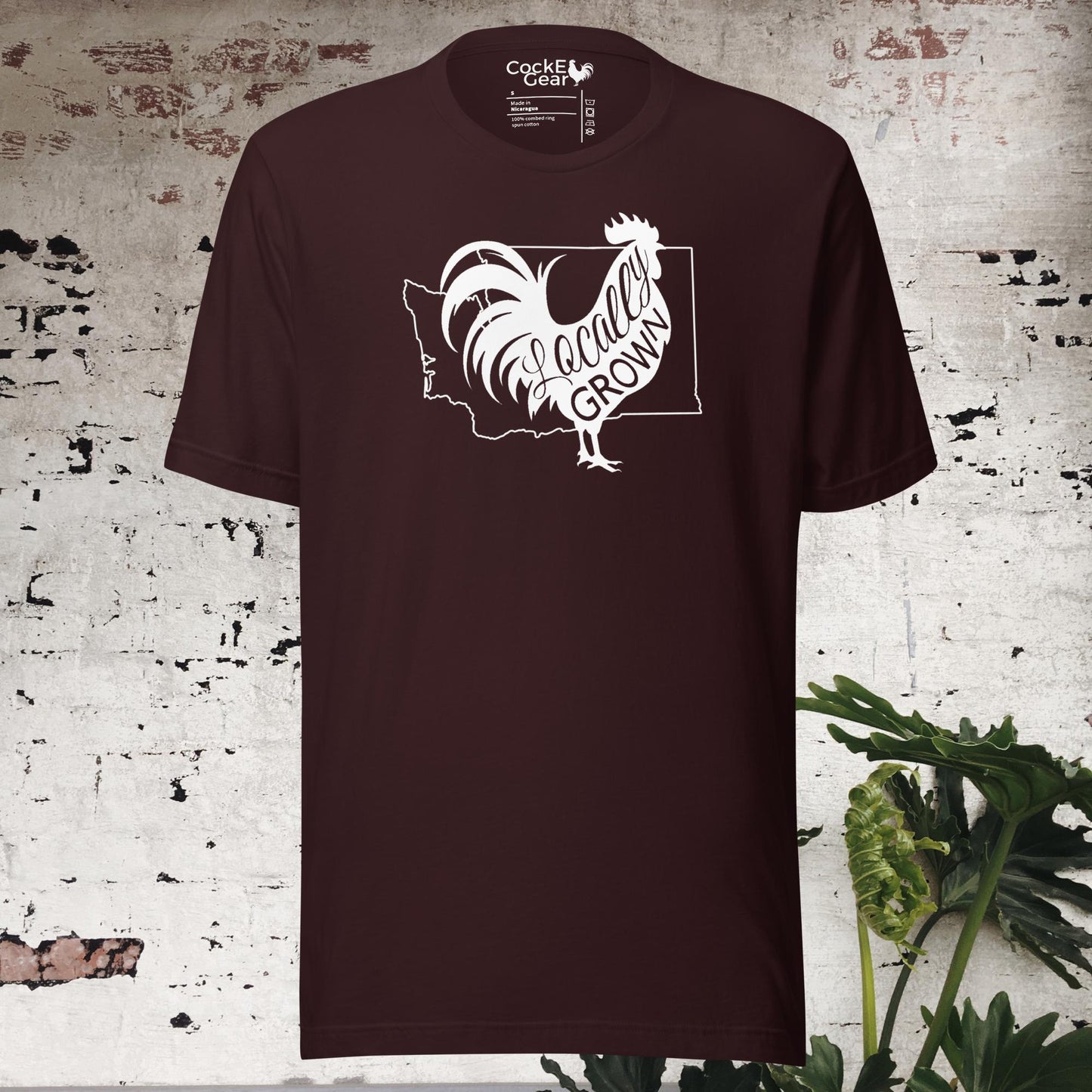 Unisex Locally Grown Washington Cock Tee